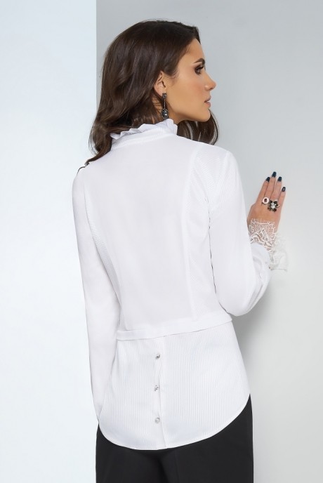 Блузка, туника, рубашка Lissana 3207 белый размер 50-54 #3