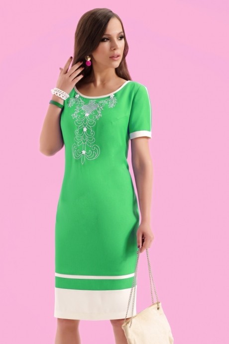 Платье Lissana 3101 зеленый размер 50-54 #3