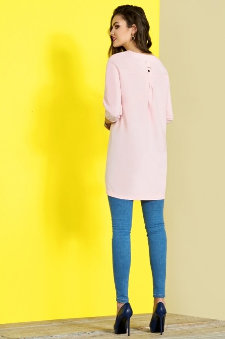 Блузка, туника, рубашка Lissana 2835 пастельно-розовый размер 56-66 #2
