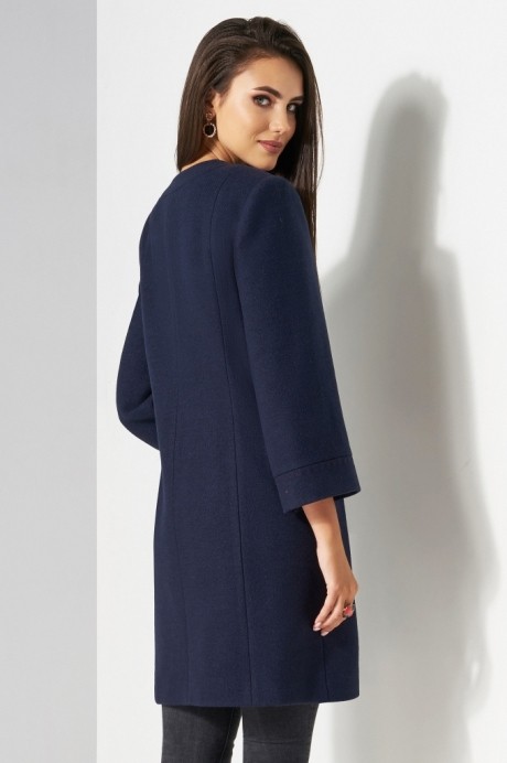Пальто Lissana 3483 темно-синий размер 50-54 #6