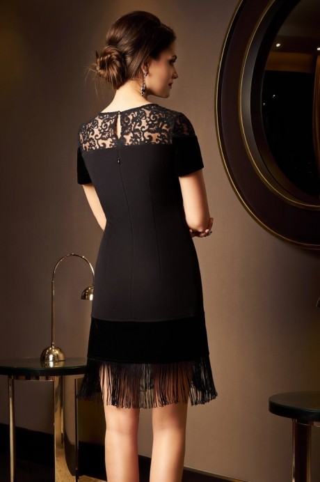 Вечернее платье Lissana 3541 черный размер 42-46 #4