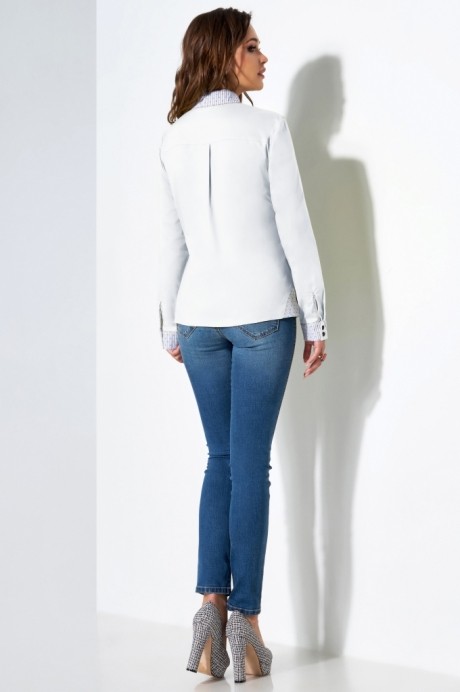 Блузка, туника, рубашка Lissana 3471 белый размер 50-54 #3