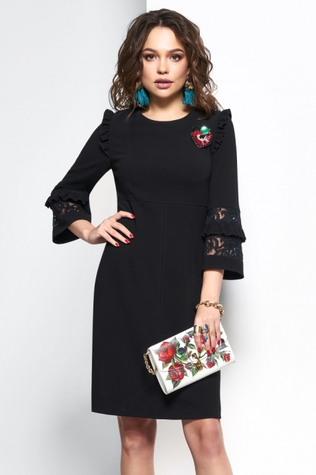 Вечернее платье Lissana 3538 черный размер 44-48 #3
