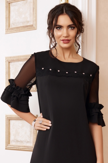 Вечернее платье Lissana 3891 черный размер 48-52 #5