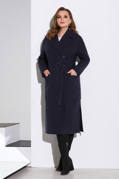 Пальто Lissana 4116 синий размер 46-50 #1