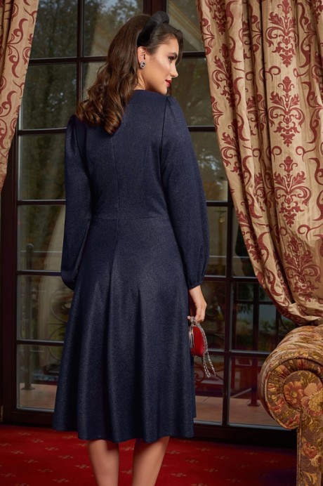Платье Lissana 4219 синий размер 48-52 #4