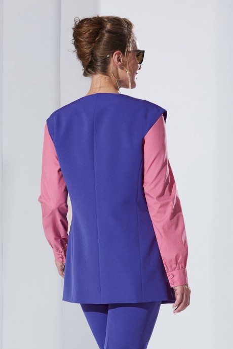 Костюм/комплект Lissana 4555 синий + розовый размер 50-54 #6