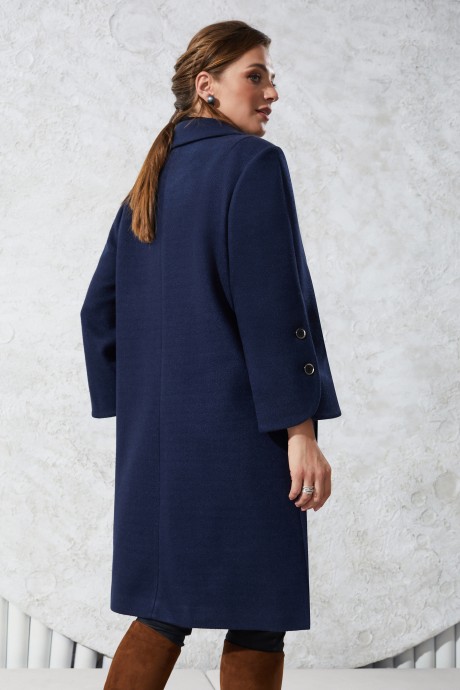 Пальто Lissana 4581 синий размер 50-54 #5