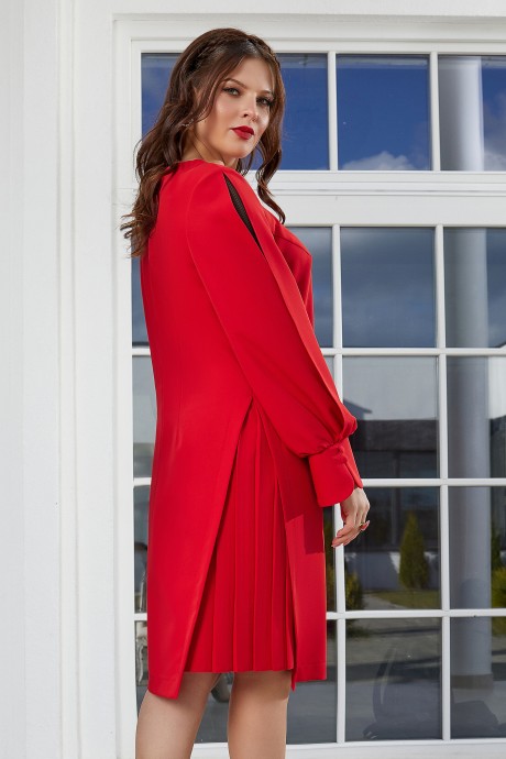 Платье Lissana 4615 красный размер 50-54 #6