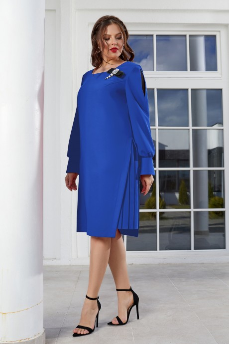 Платье Lissana 4615 синий размер 50-54 #6