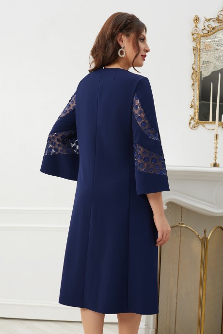 Платье Lissana 4619 синий размер 52-56 #7