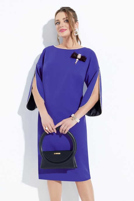Вечернее платье Lissana 4431 синий размер 50-54 #4