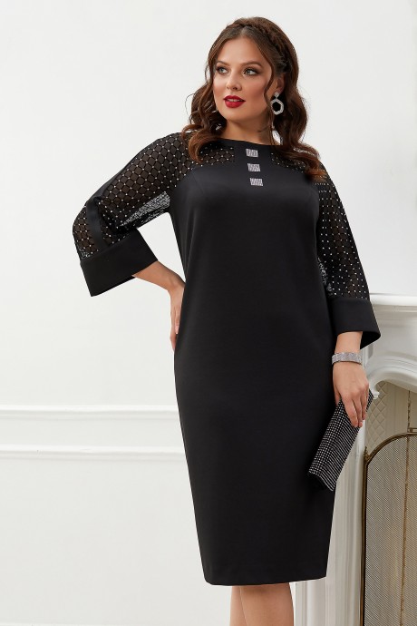 Вечернее платье Lissana 4623 черный размер 54-58 #2
