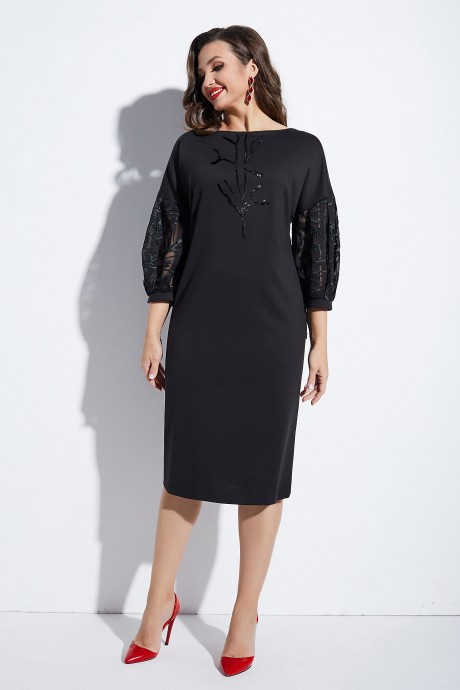 Платье Lissana 4637 черный размер 52-56 #1