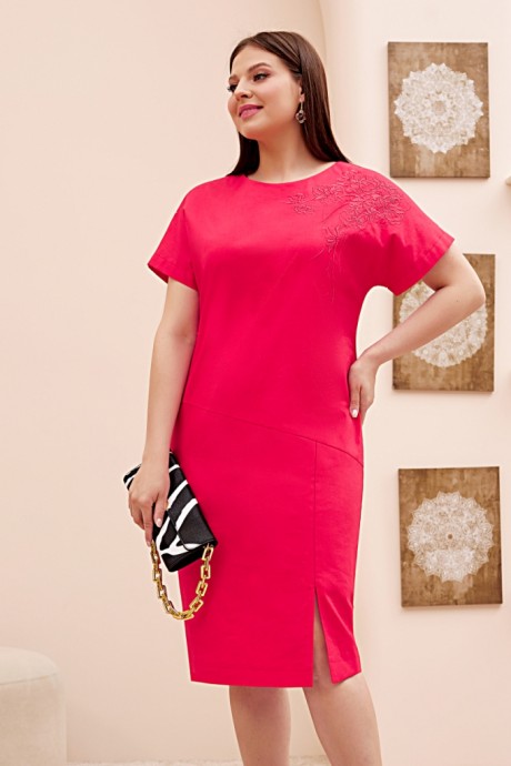 Платье Lissana 4653 коралл размер 50-54 #3
