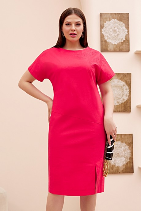 Платье Lissana 4653 коралл размер 50-54 #4