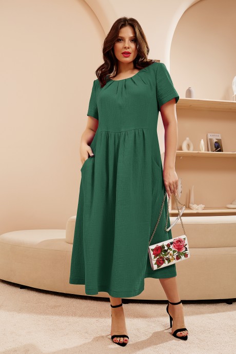 Платье Lissana 4651 зеленый размер 54-58 #1