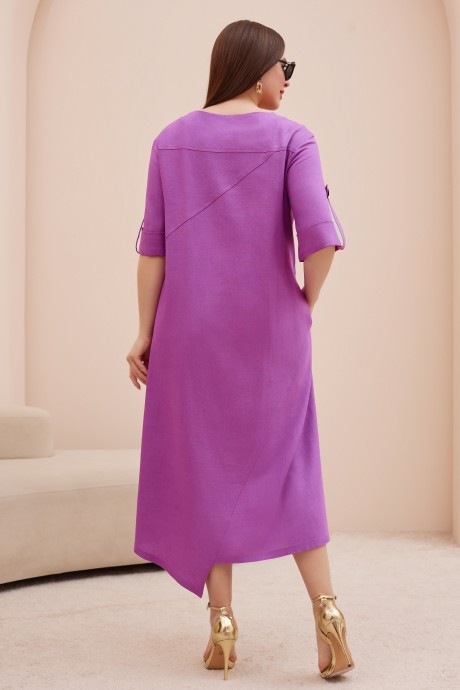 Платье Lissana 4864 фиолетовый размер 56-60 #3