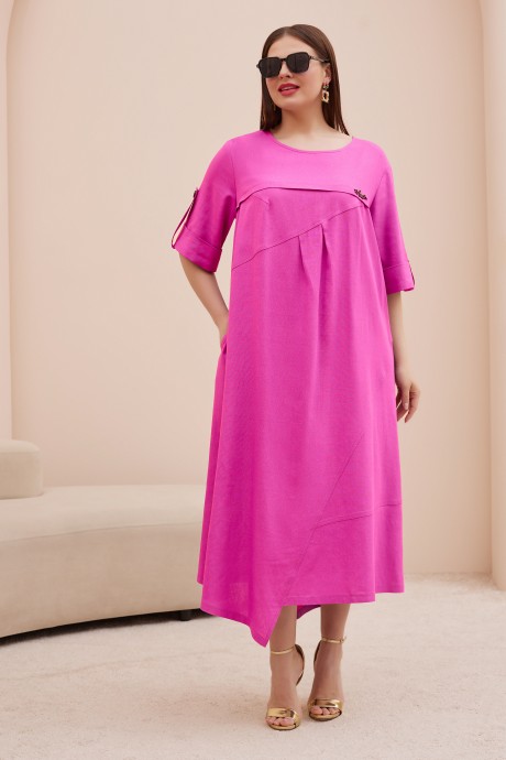 Платье Lissana 4864 фуксия размер 56-60 #1