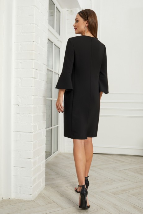 Вечернее платье Lissana 4617 чёрный, принт размер 44-48 #5
