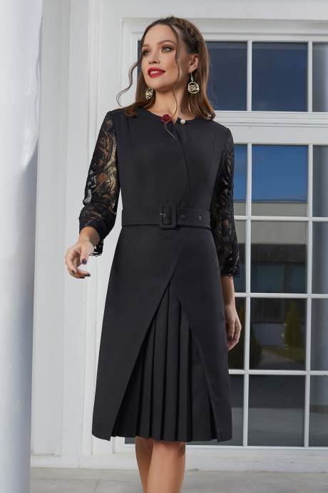 Вечернее платье Lissana 4634 черный размер 48-52 #3