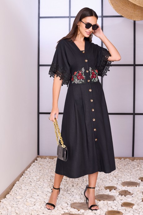 Платье Lissana 4867 черный размер 46-54 #1