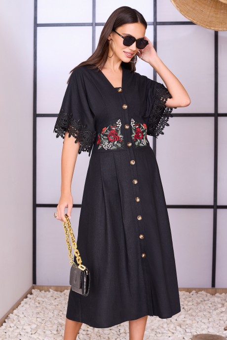 Платье Lissana 4867 черный размер 46-54 #2