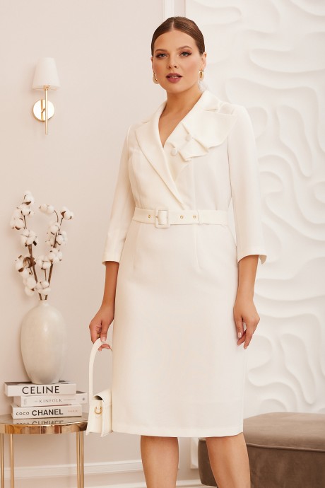 Вечернее платье Lissana 4766 молочный размер 46-54 #2
