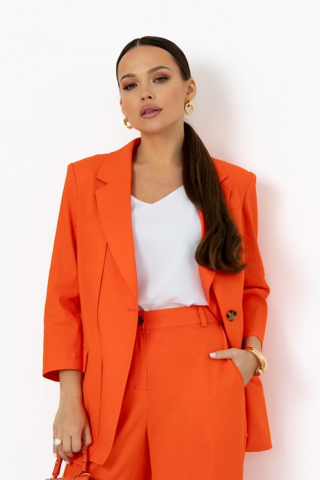 Костюм/комплект Lissana 4885 оранжевый размер 46-50 #5