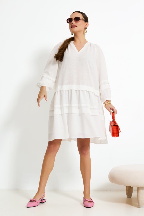 Платье Lissana 4920 белый размер 44-48 #3