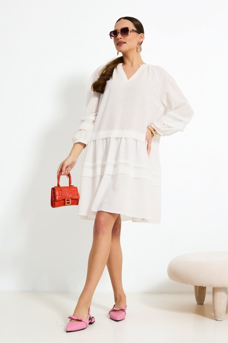 Платье Lissana 4920 белый размер 44-48 #5