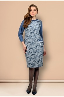 Мишель Стиль 649 серо-синий #1