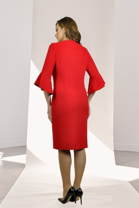 Вечернее платье Мишель Стиль 671 красный размер 52-56 #2