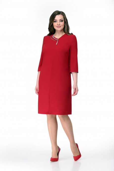 Платье Мишель Стиль 787 красный размер 48-52 #1