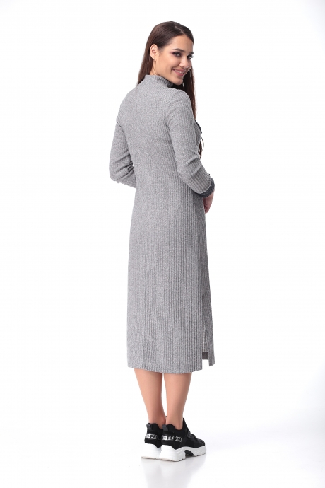 Платье Мишель Стиль 728 серый размер 46-50 #3