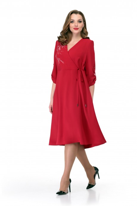 Платье Мишель Стиль 889 красный размер 48-52 #1