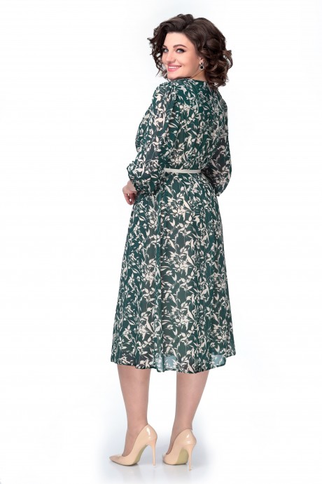 Платье Мишель Стиль 1037 /3 бежево-зеленый размер 50-54 #3