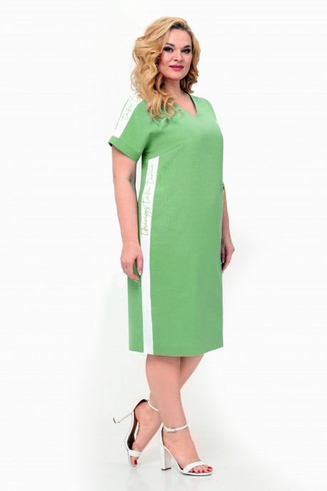 Платье Мишель Стиль 1046 зеленый размер 54-58 #4