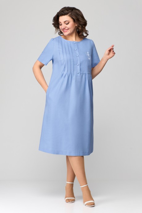 Платье Мишель Стиль 1115-1 голубой размер 56-60 #2