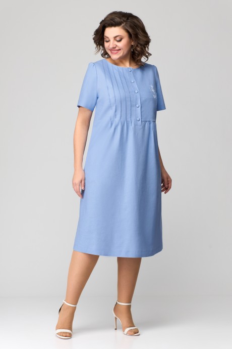 Платье Мишель Стиль 1115-1 голубой размер 56-60 #3