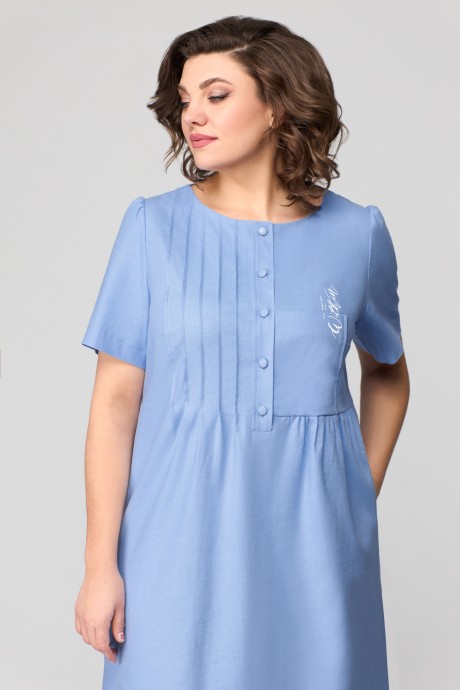 Платье Мишель Стиль 1115-1 голубой размер 56-60 #4