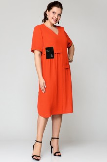 Платье Мишель Стиль 1194 оранжевый #1