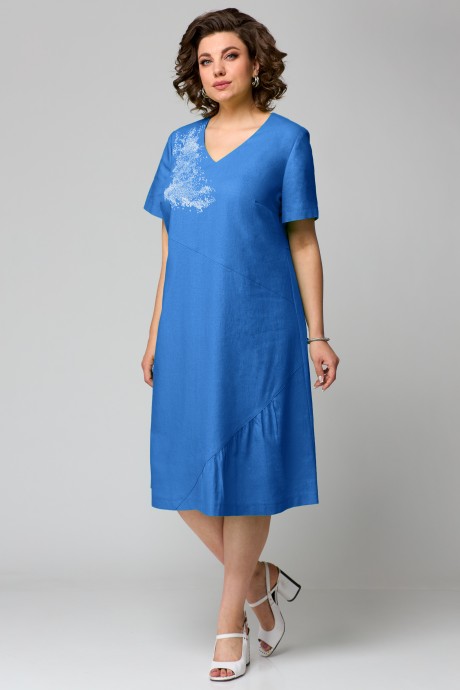 Платье Мишель Стиль 1196 синий размер 54-58 #2