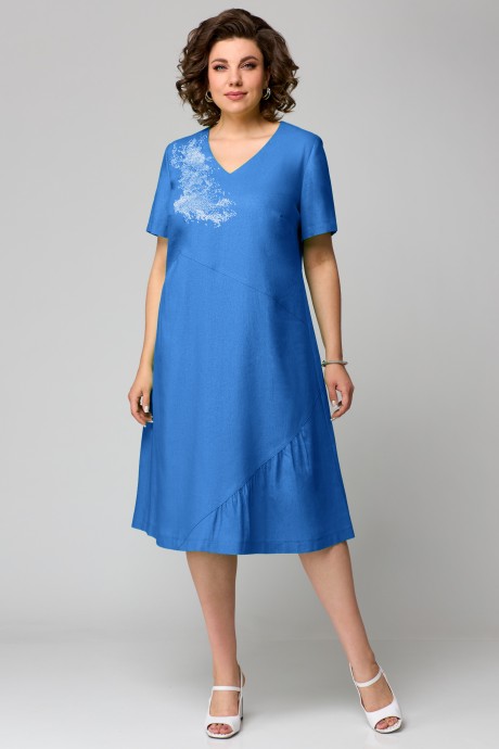 Платье Мишель Стиль 1196 синий размер 54-58 #4