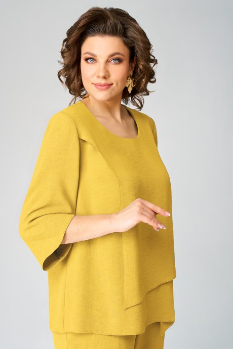 Костюм/комплект Мишель Стиль 1251 горчица размер 50-58 #5