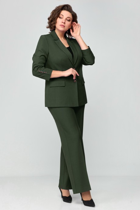 Костюм/комплект Мишель Стиль 1177 хвойно-зеленый размер 48-52 #2