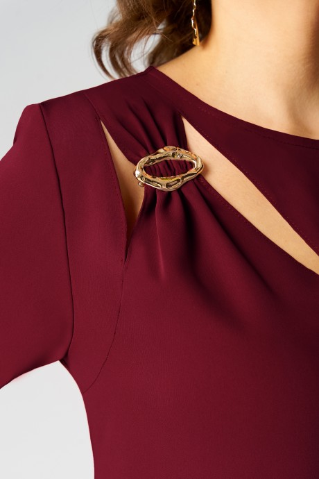 Вечернее платье Мишель Стиль 1337 винный размер 50-54 #6