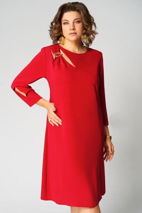 Вечернее платье Мишель Стиль 1337 красный размер 50-54 #4