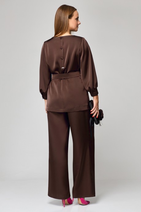 Костюм/комплект Мишель Стиль 1160 -1 горький шоколад размер 46-50 #5