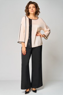 Костюм/комплект Мишель Стиль 1339 кремово-черный #1